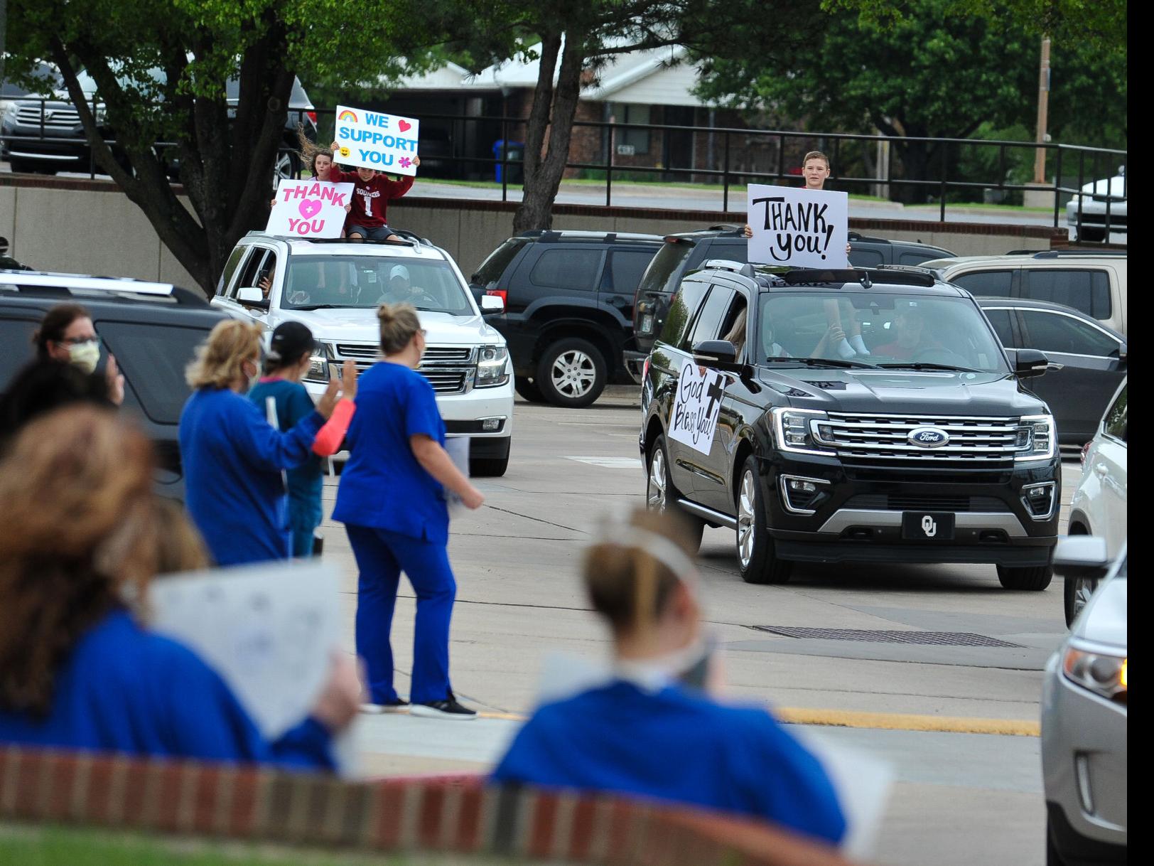University Of Oklahoma Football Coaches Thank Healthcare Workers