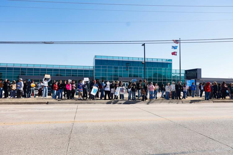 Norman North students walkout in protest of ICE following protest at ...
