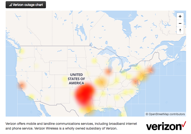 25 Verizon Service Outage Map Maps Online For You