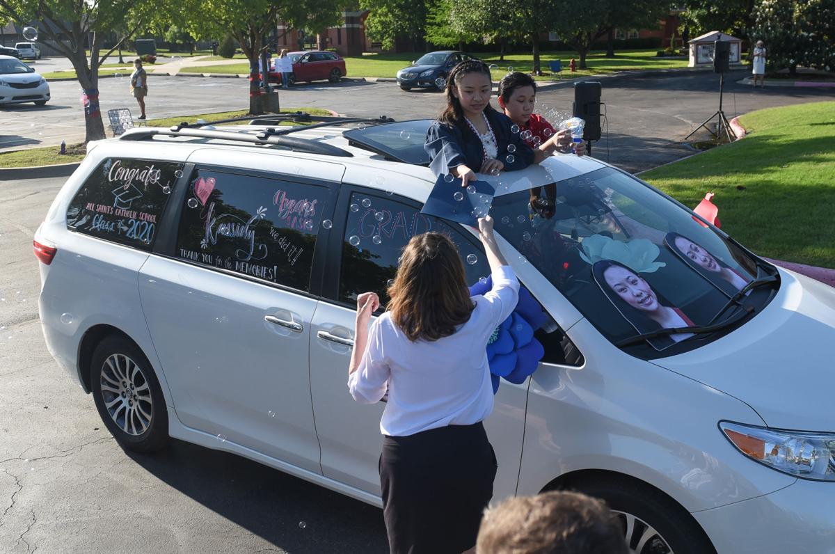All Saints Drive Thru Graduation