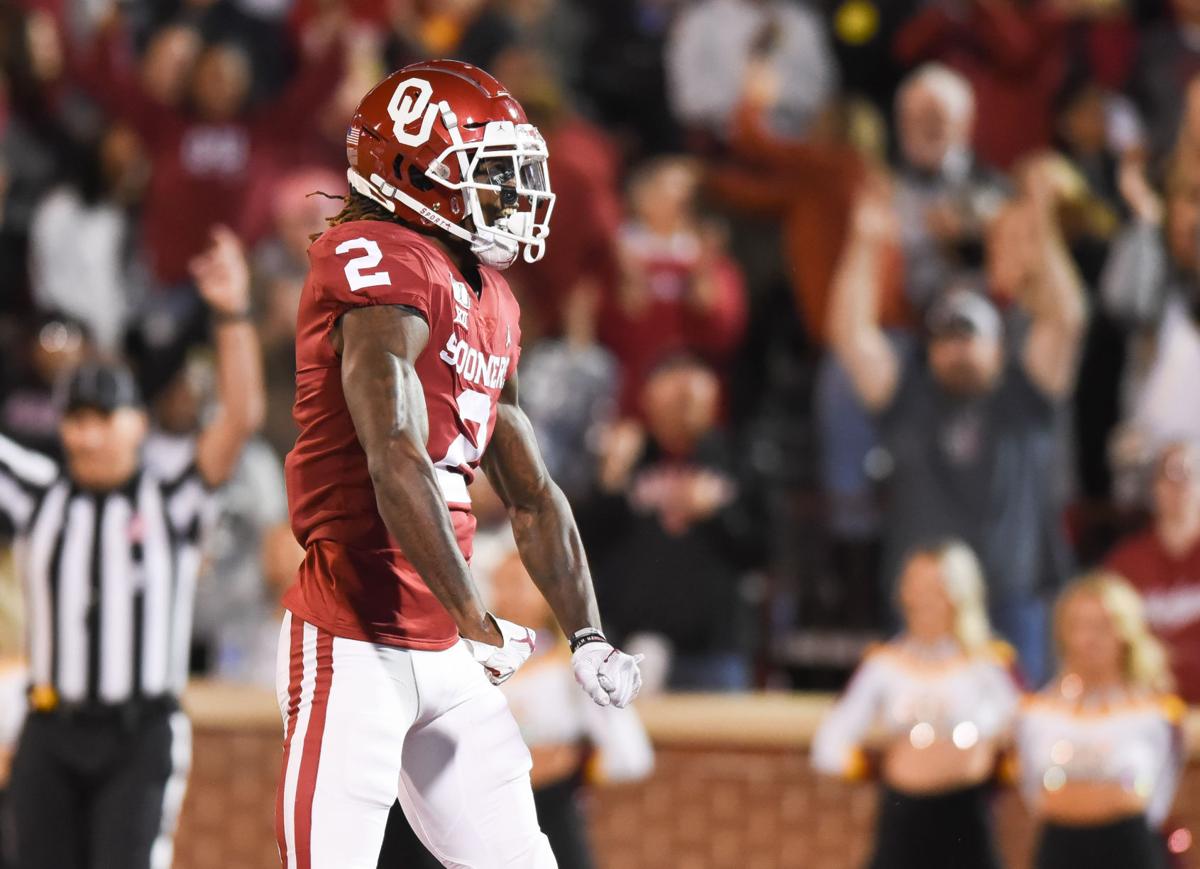 Ou Football Caleb Kelly Ceedee Lamb Participate For Oklahoma