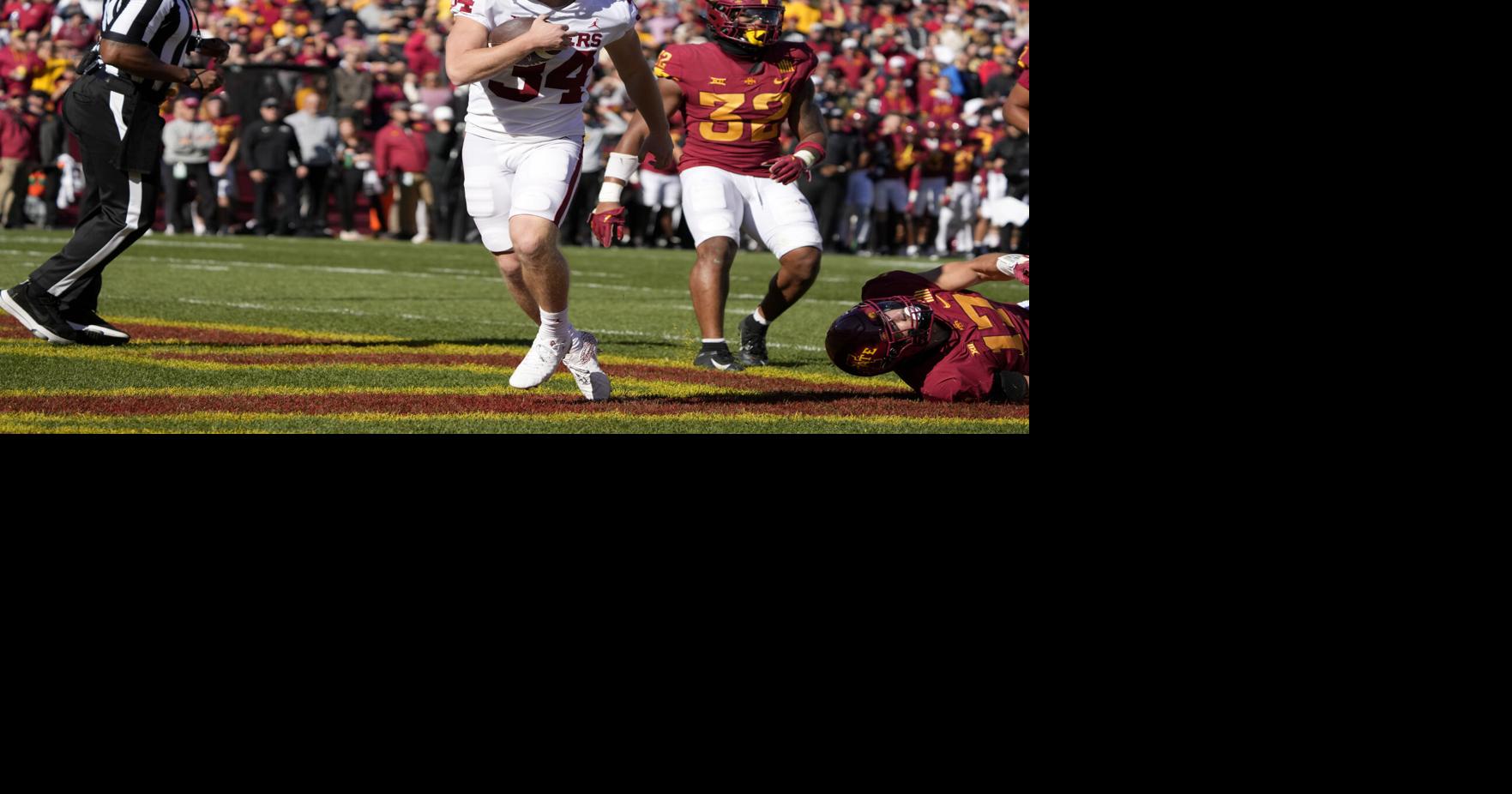 OU football: Sooners beat Iowa State behind Zach Schmit's touchdown ...