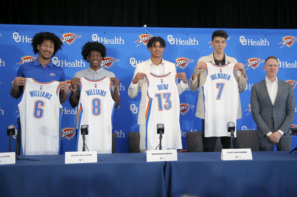 OKC Thunder notepad: Thunder sign 2022 first-round picks to rookie  contracts