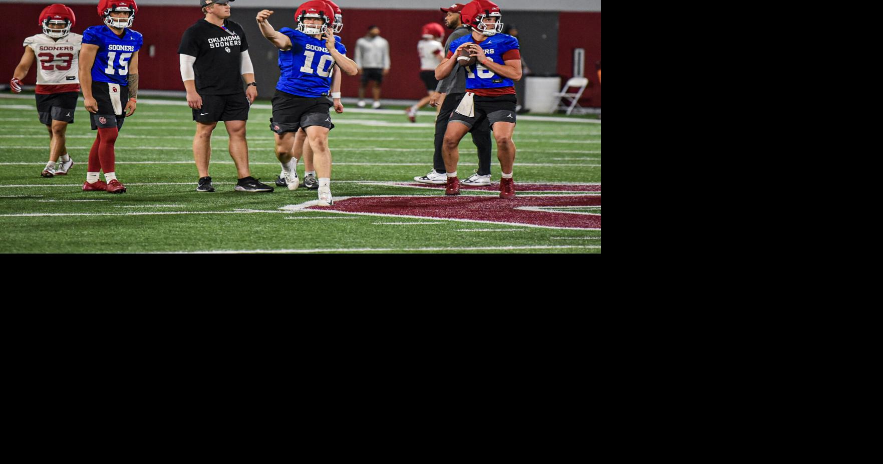 What John Kuceyeski says is Oklahoma quarterback John Mateer’s biggest improvement this offseason