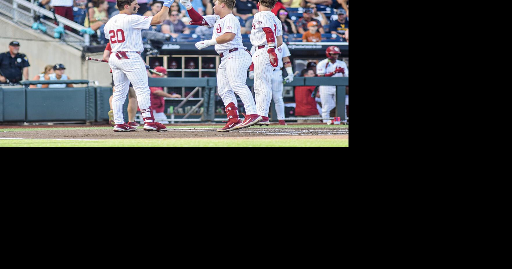 Oklahoma baseball uses 3-run 1st inning, another gem from Xander Mercurius for 4-3 win over No. 3 Georgia in Men’s College World Series