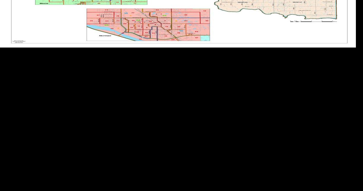 Cleveland County Precinct and District Map normantranscript com