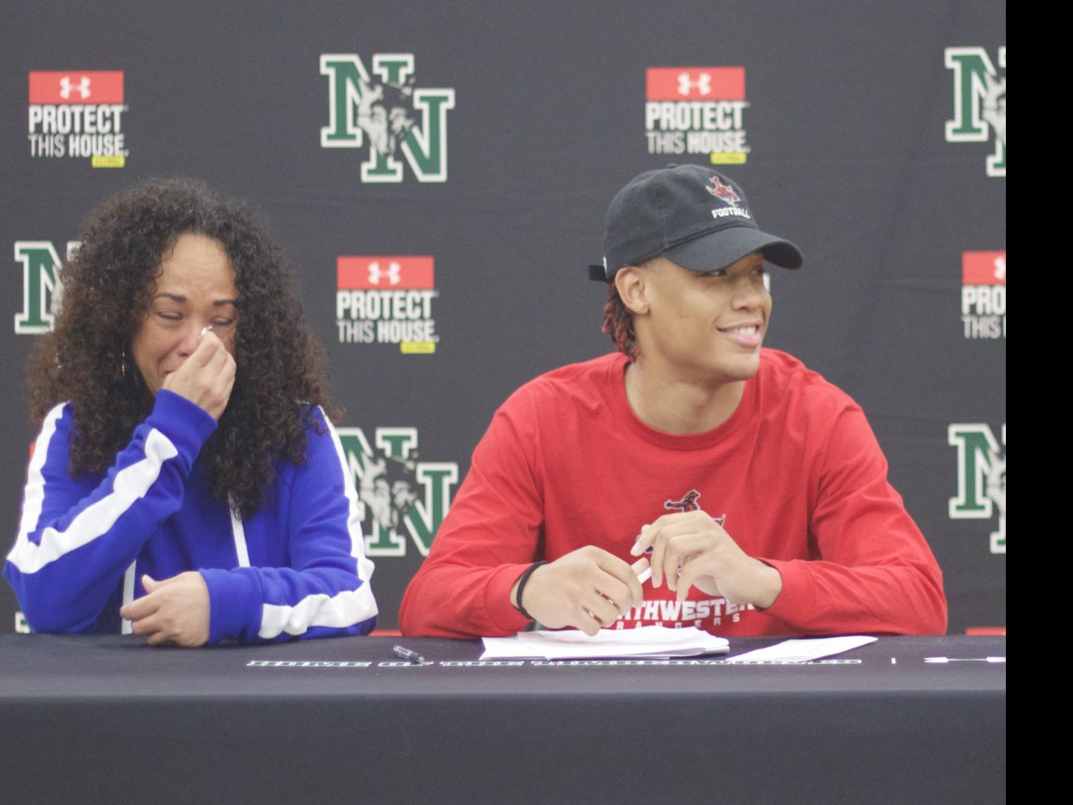 Norman North Football Joshah Bowie Malachi Gatewood Land With