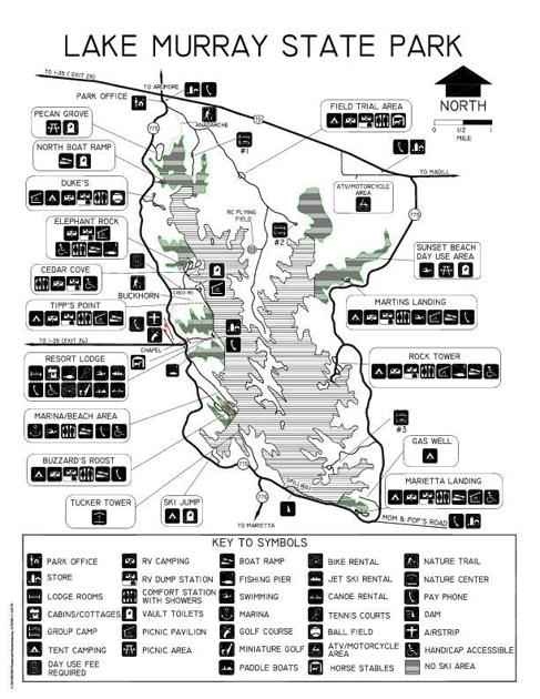 Lake Murray map | | normantranscript.com