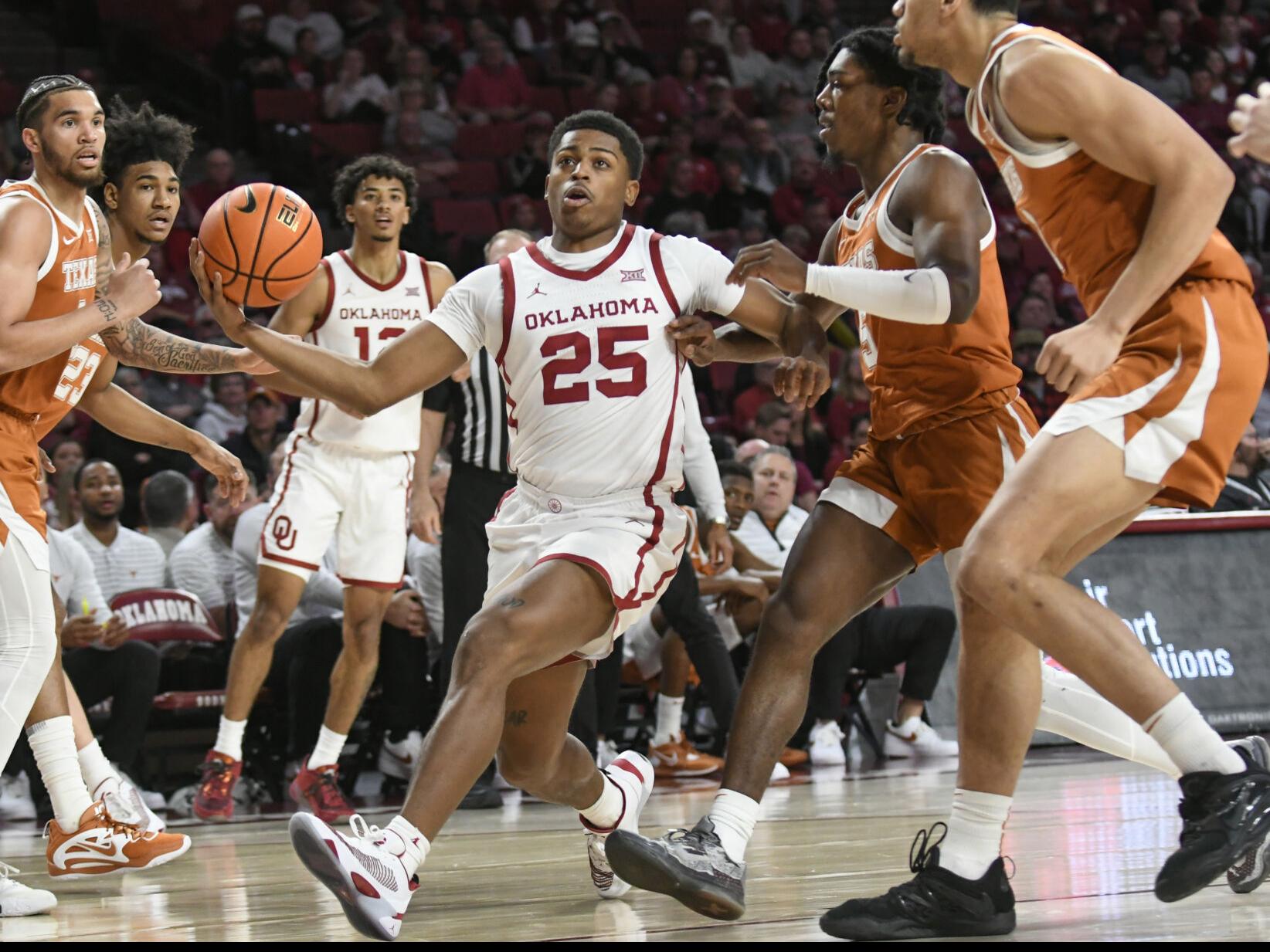 Oklahoma Sooners lose in overtime to Texas Longhorns men's basketball