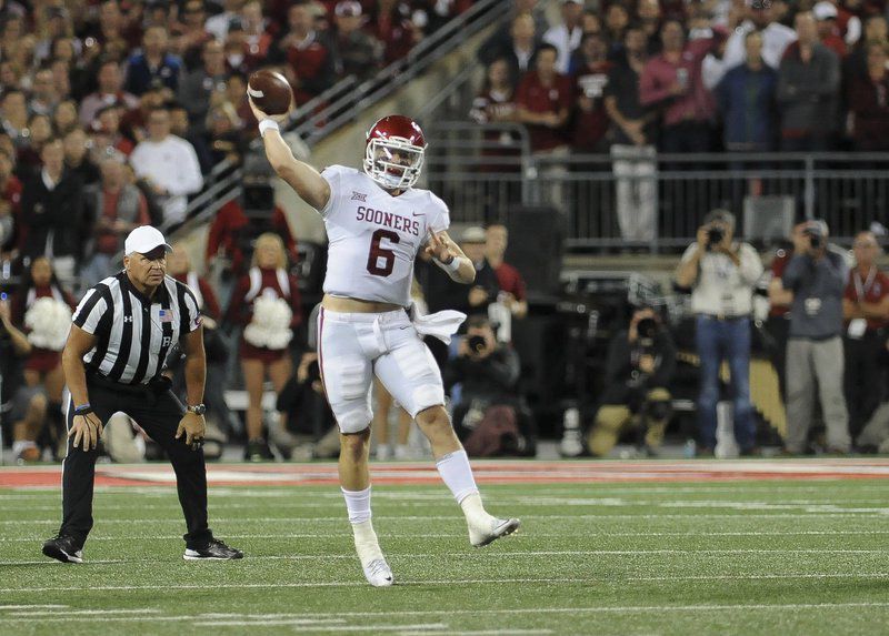 Oklahoma's Mayfield apologizes for flag incident at Ohio State's