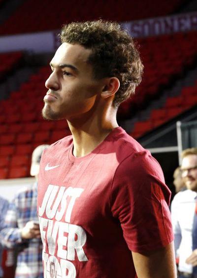 photo Trae Young House Norman Oklahoma brunson wins wooden award over oklahoma