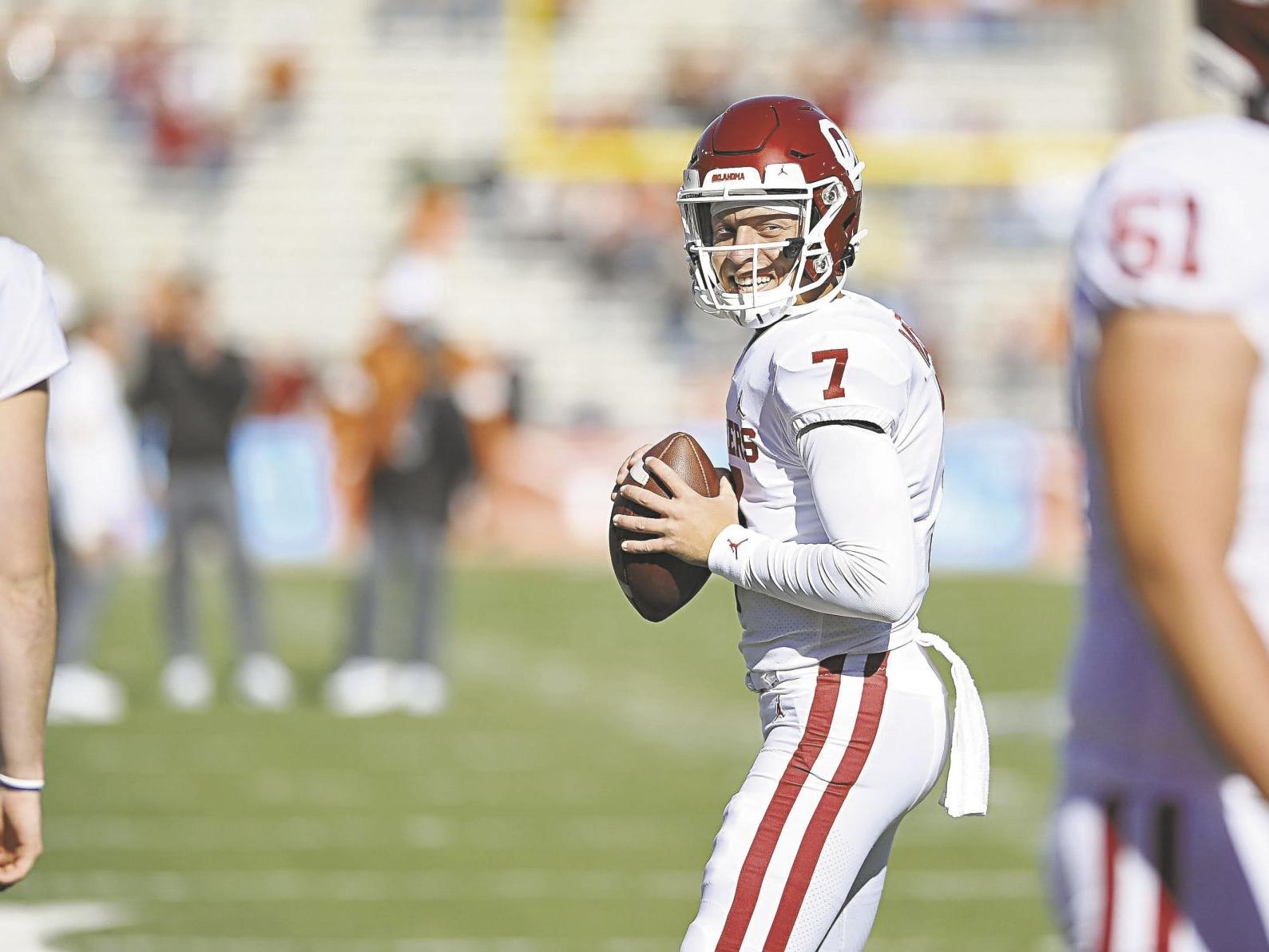 Ou Football Lincoln Riley S Qb Work With Spencer Rattler Tanner