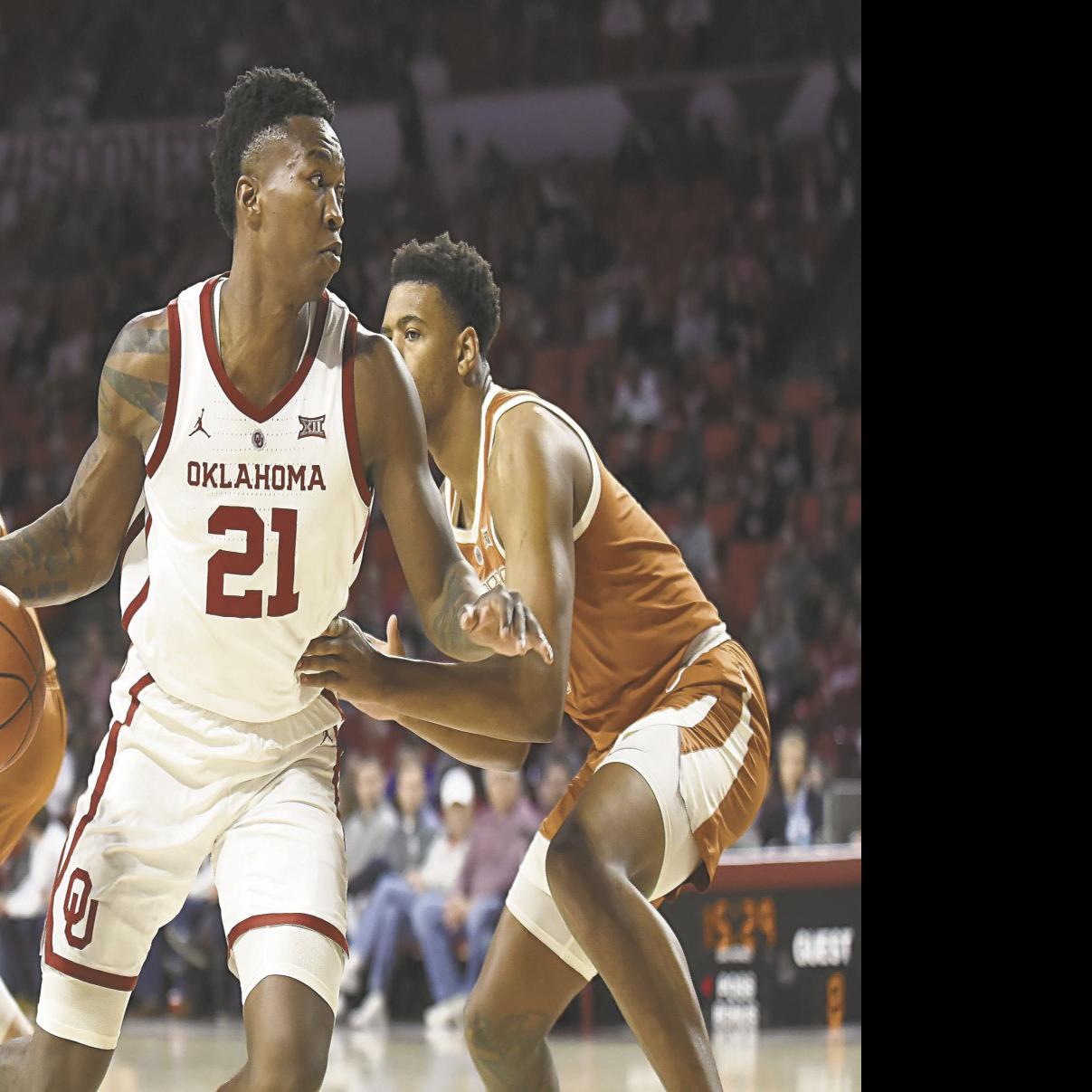 Ou Basketball Jamal Bieniemy S Block Salvages Oklahoma Win Over