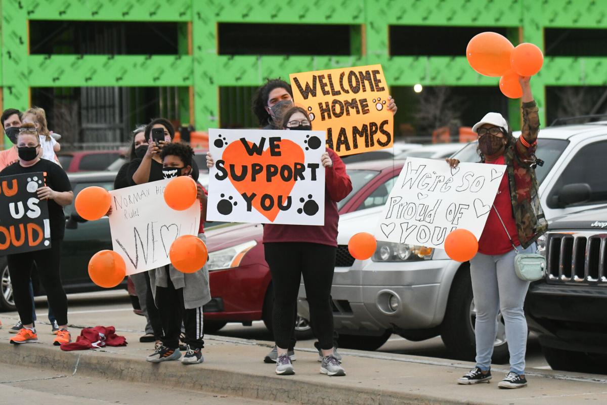 Norman High Basketball Welcome Home Rally