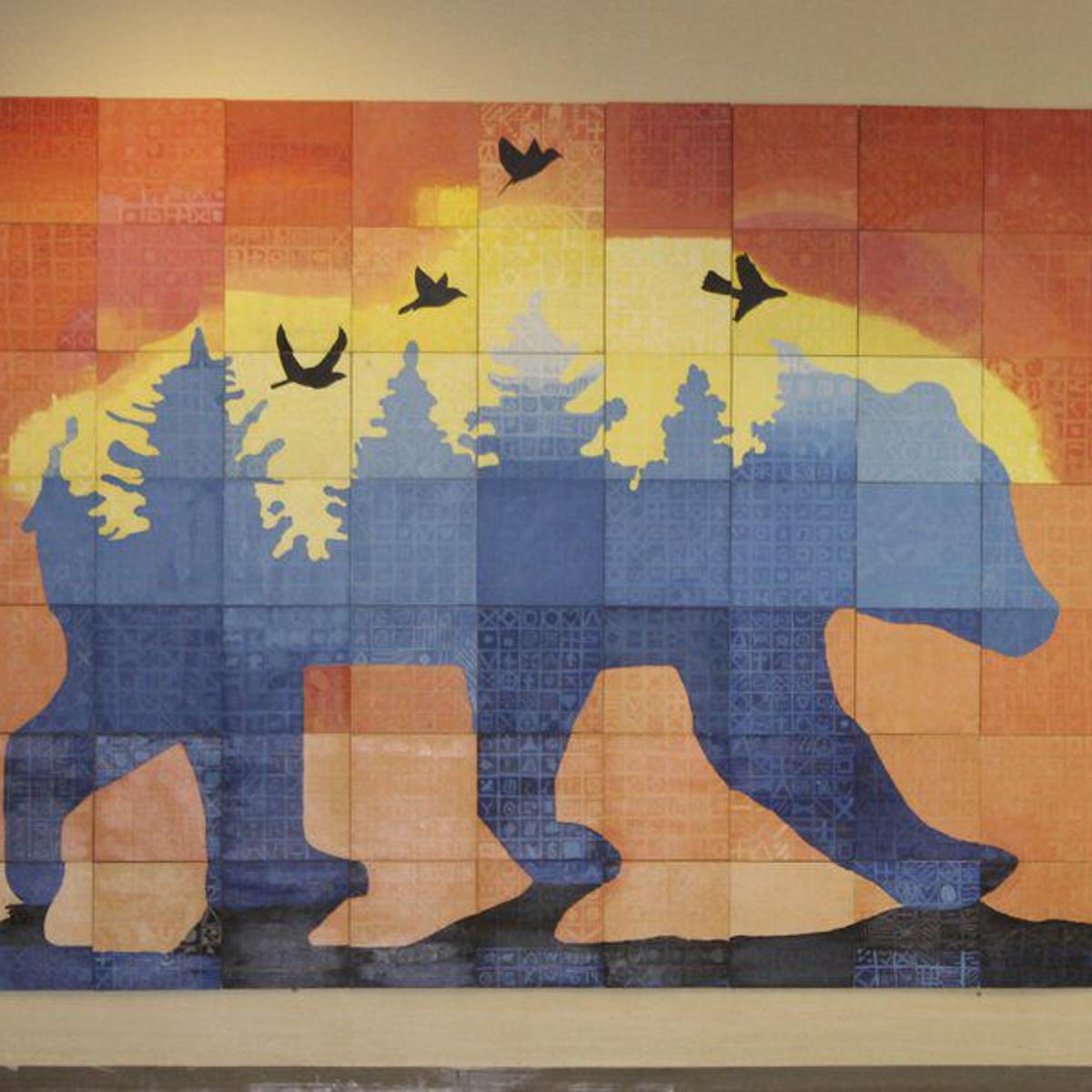Middle School Students Paint Mural Noble Normantranscript Com