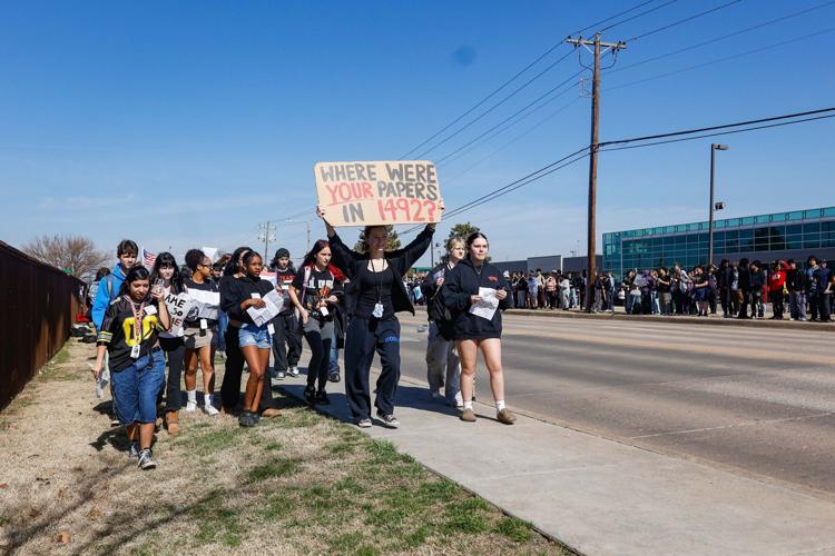 Norman North students walkout in protest of ICE following protest at ...