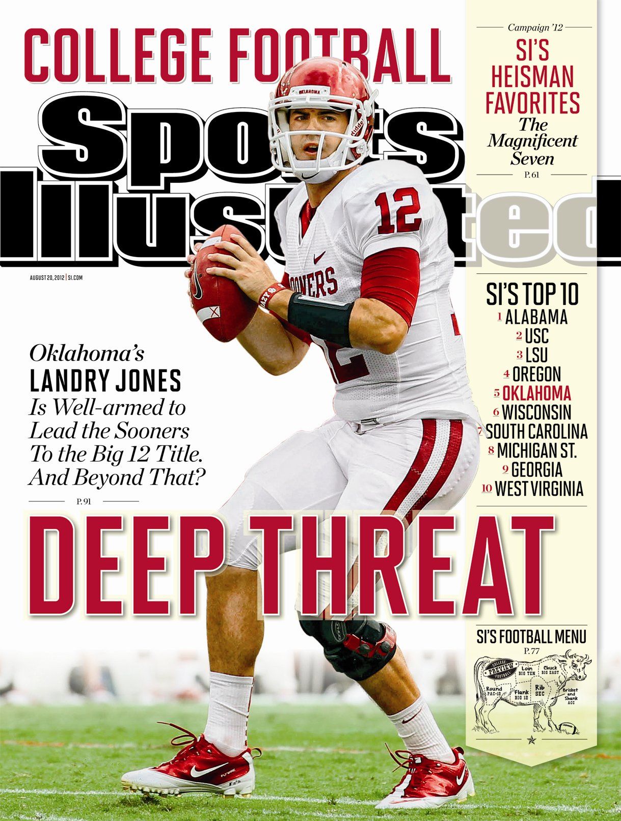 Sports Illustrated features Landry Jones on cover