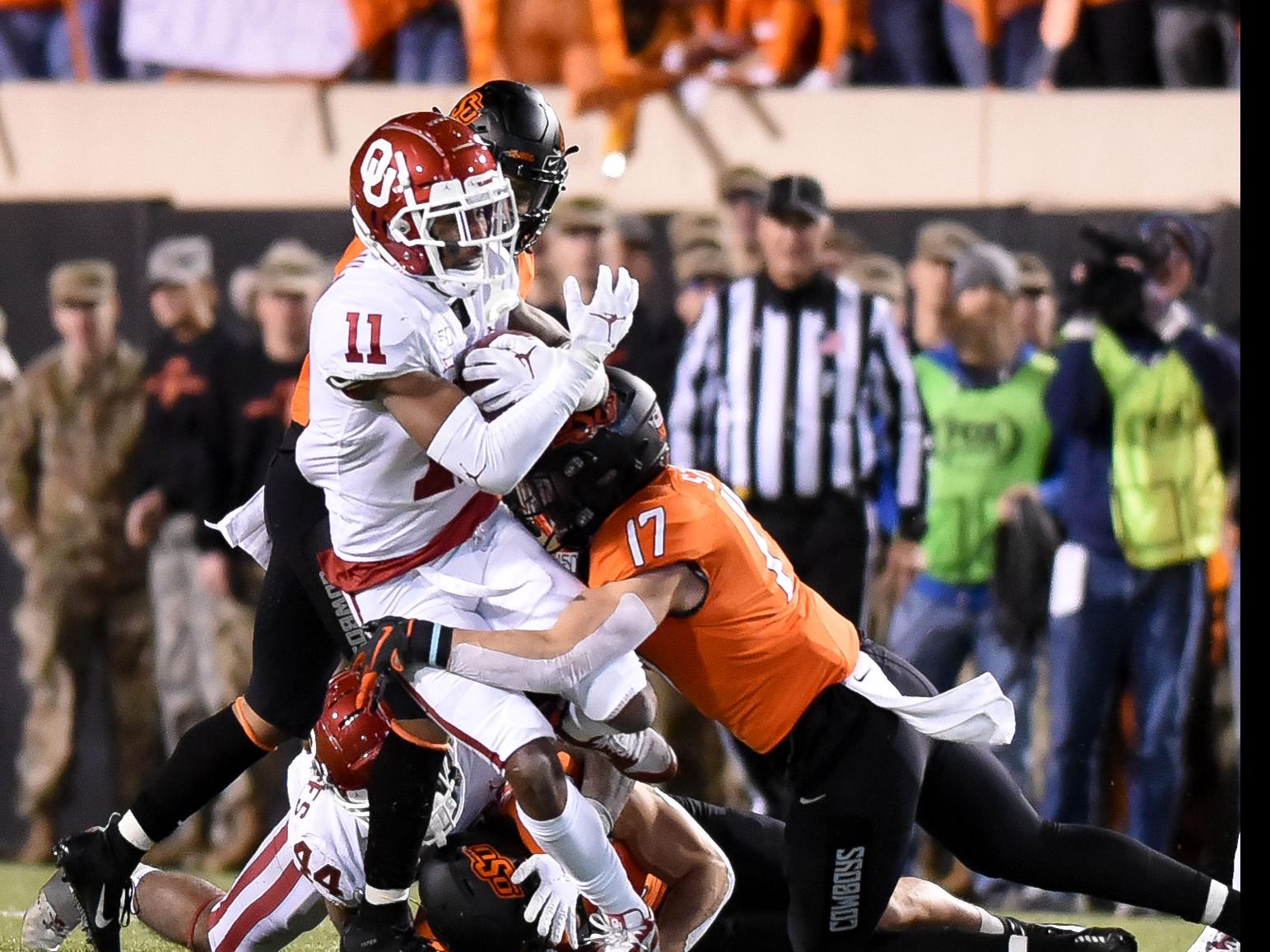 Ou Football Parnell Motley Lee Morris Nick Basquine Pivot As