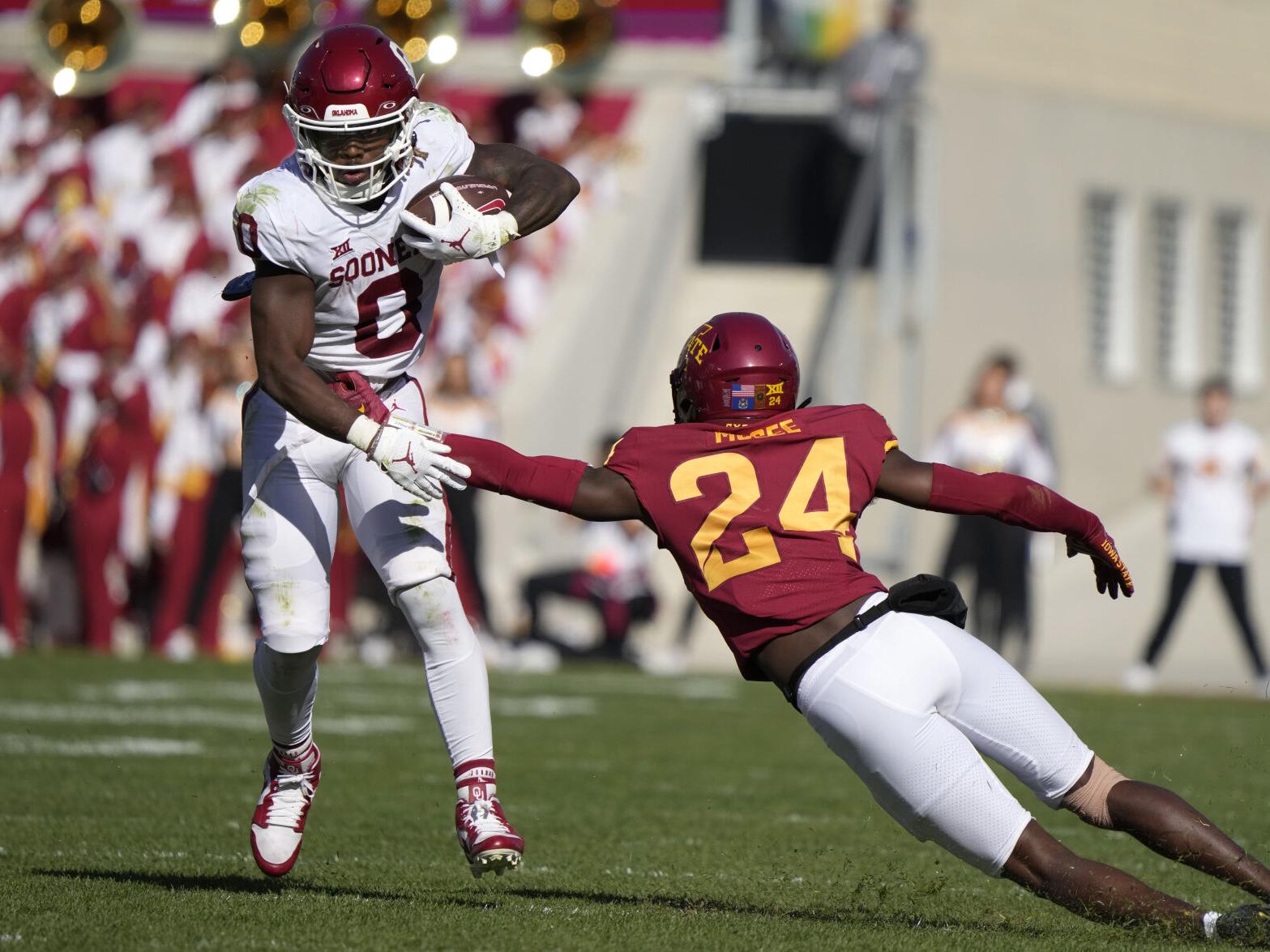 OU football: Special teams lead the way for Sooners in win over Iowa State | Sports | normantranscript.com OU football: Special teams lead the way for Sooners in win over Iowa State | Sports | normantranscript.com
