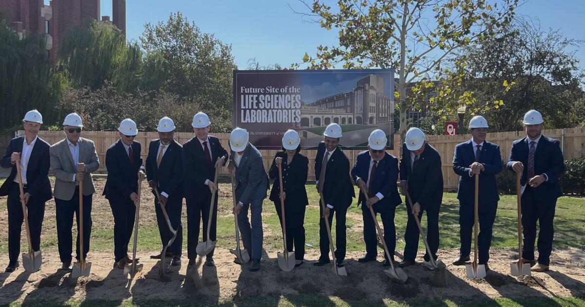 OU breaks ground on new Life Sciences Laboratories Building