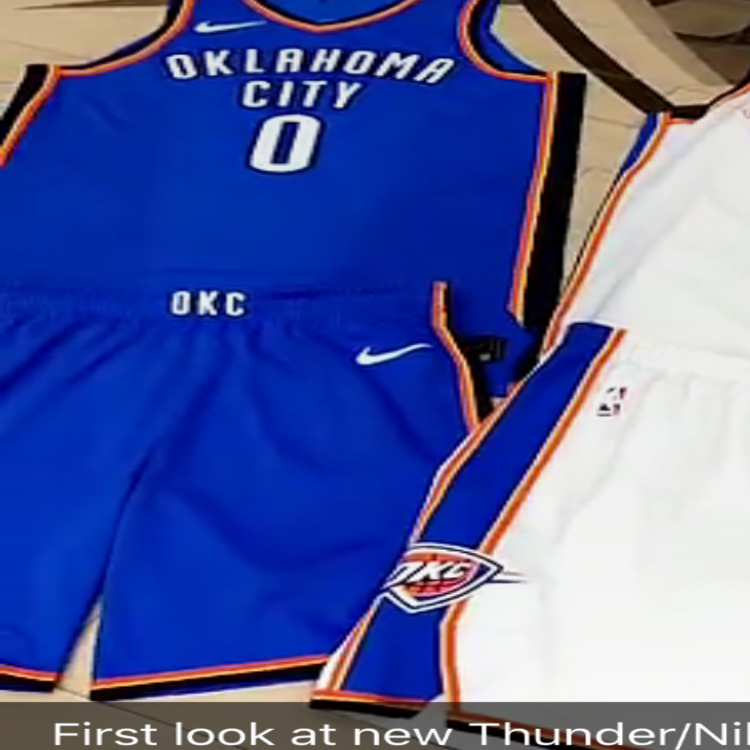 Thunder unveil new blue alternate jerseys to wide-ranging response
