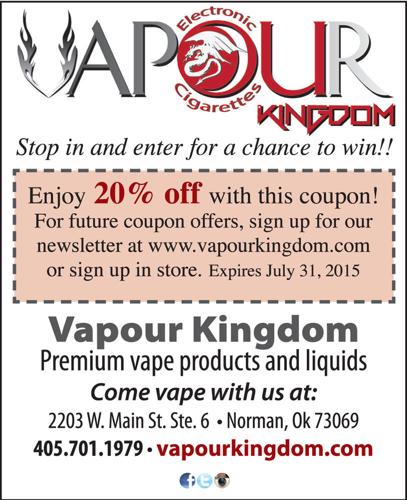 Vapour Kingdom | | normantranscript.com