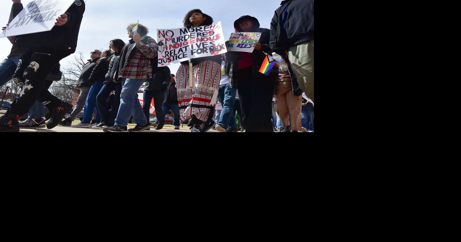 Marching for change: OU community gathers in support of Nex Benedict