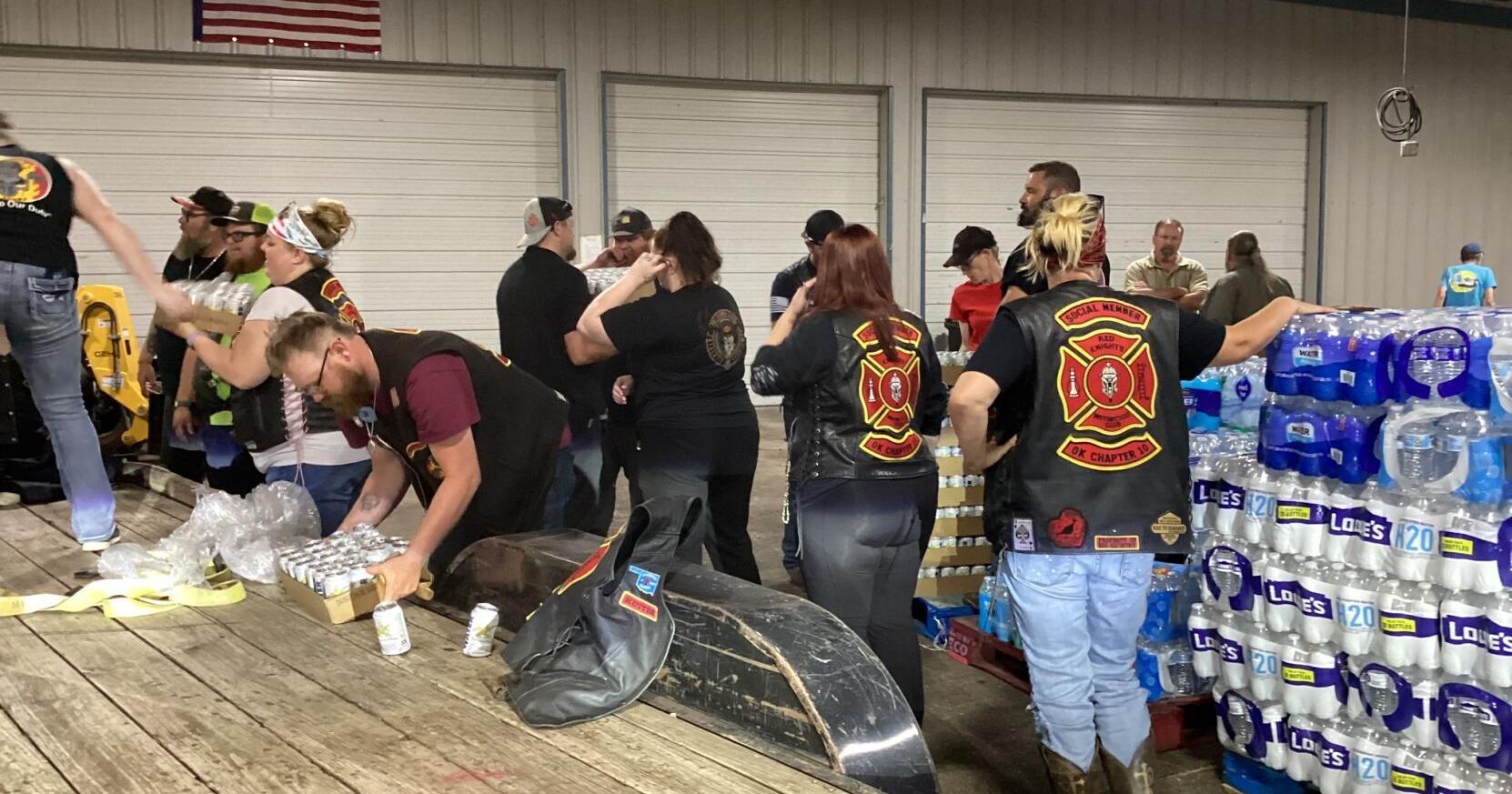 Red Knights ride to help Sulphur tornado victims - Vimarsana News