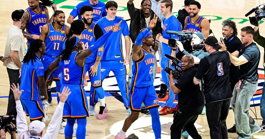 Oklahoma City Thunder enters NBA playoffs as best team for second-straight season