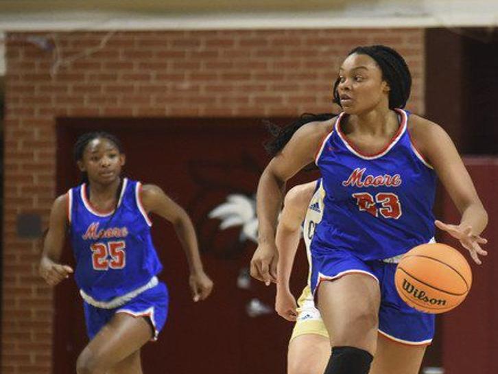 High School Basketball Mhs Star Aaliyah Moore Builds Toward