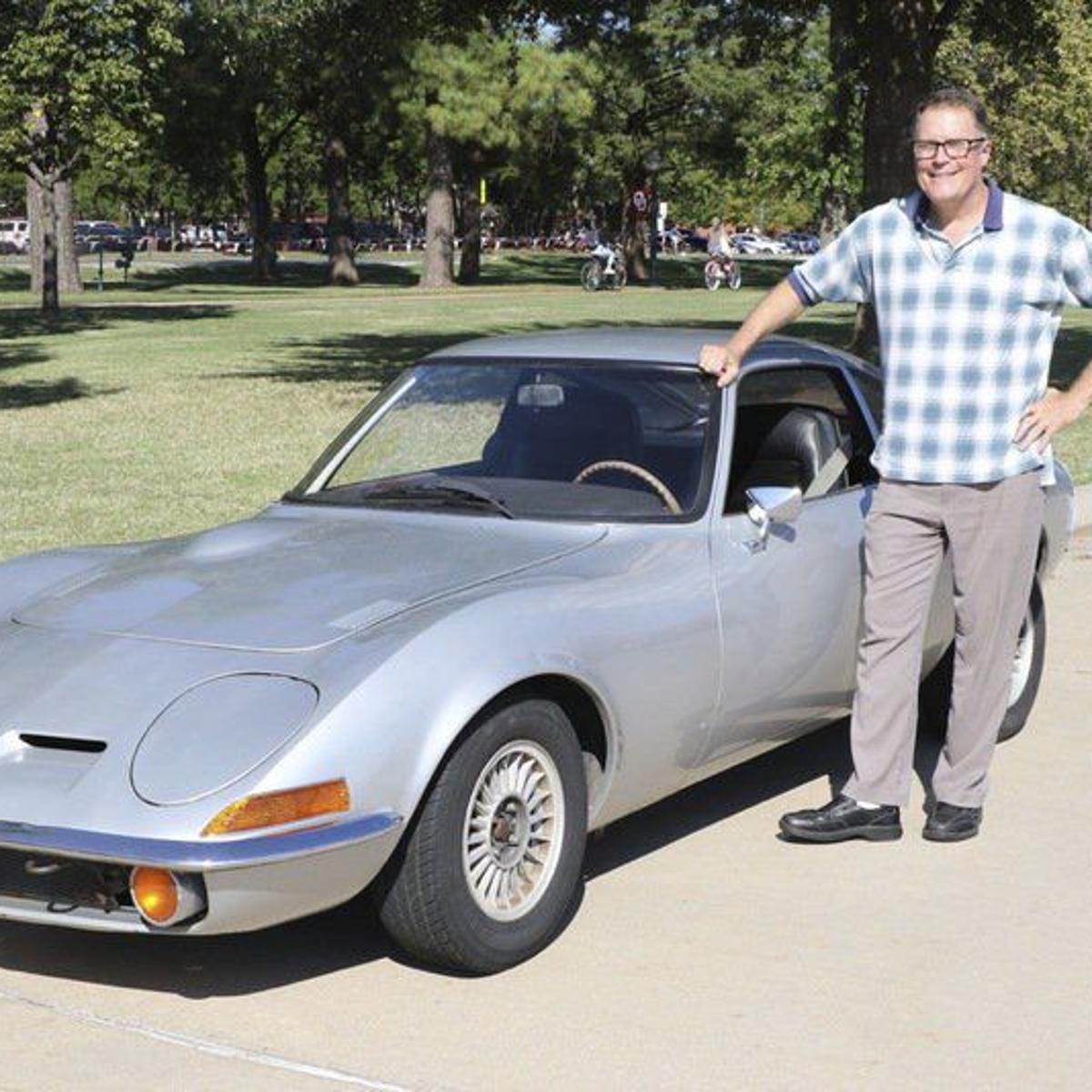 1970 Opel Gt Is Sculpture Gone Mobile Local News Normantranscript Com