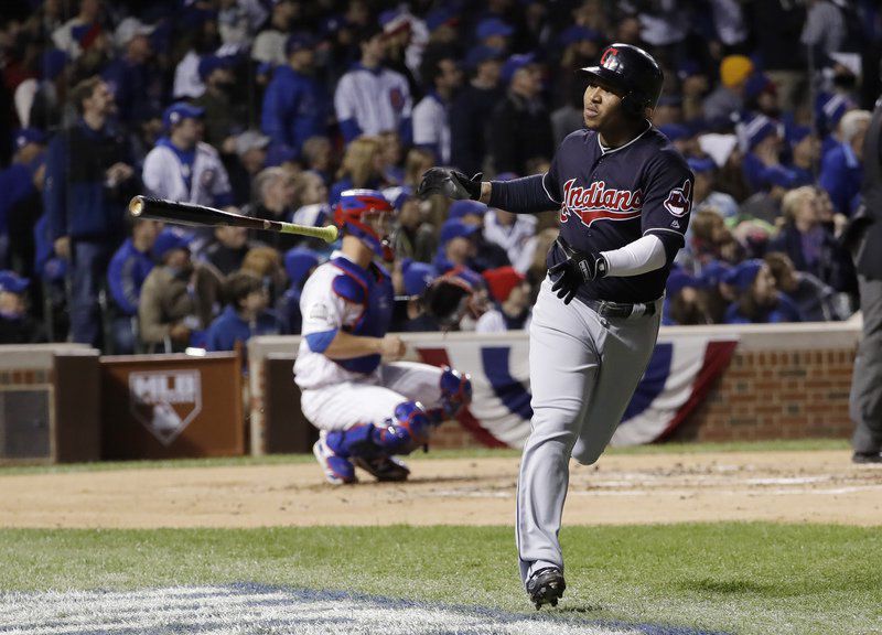 Aroldis Chapman, Cubs stop Indians, cut World Series deficit to 3-2 – The  Denver Post