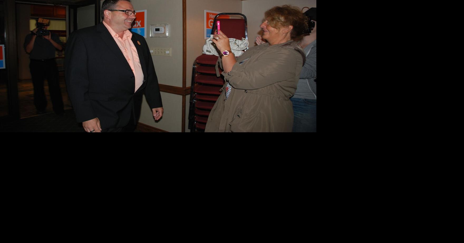 NDP's Henri Giroux hits one of two election goals