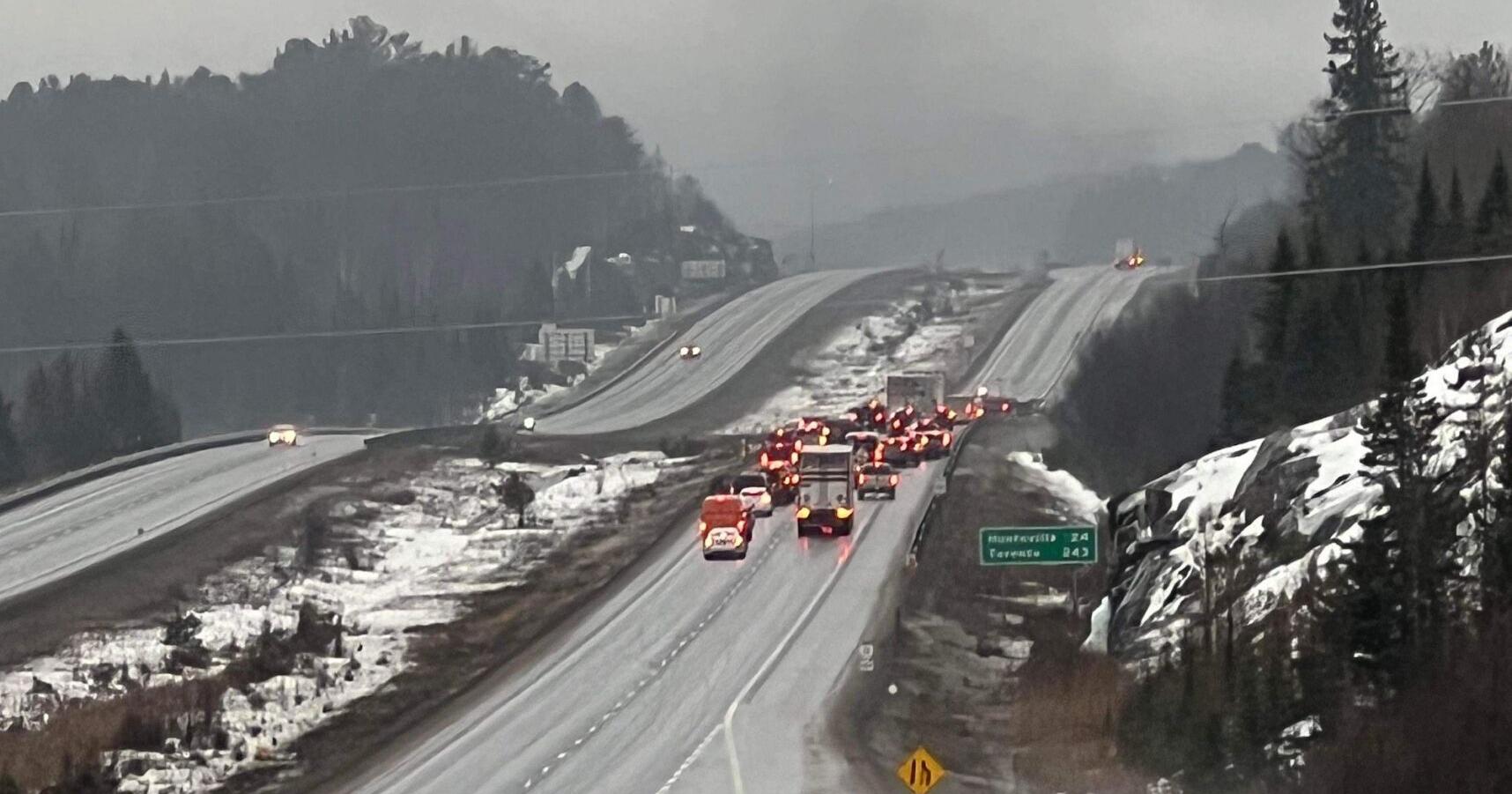Vehicle fire on Hwy. 11 between Emsdale and Novar: Feb. 28 - Vimarsana News