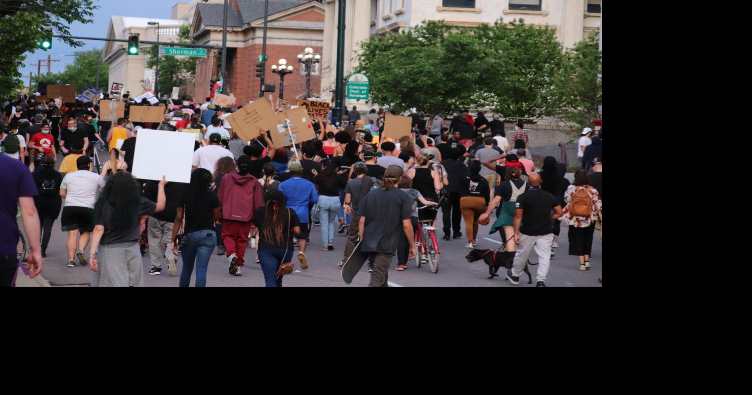 Denver protest over George Floyd’s death leads to confrontation ...