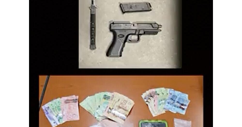 Loaded handgun, cocaine and cash among items seized during raid in ...
