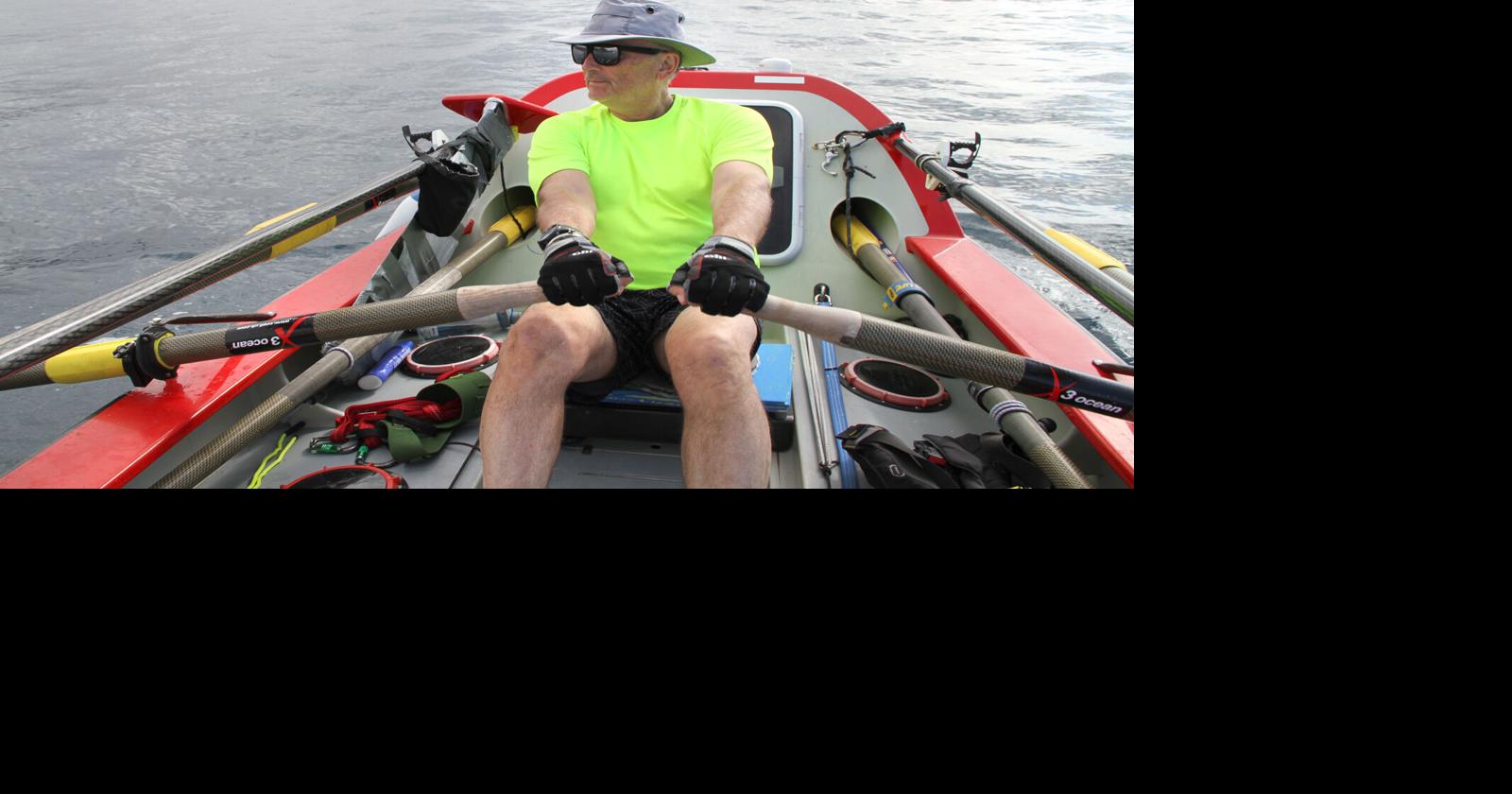 Port Hope solo rower spots sharks, flying fish