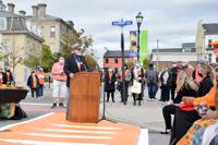 Cobourg dedicates Indigenous Seven Feathers Crosswalk