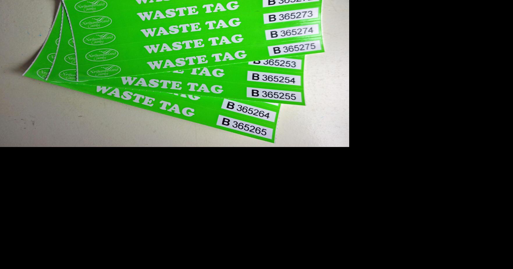 Garbage bag tag fees going up by 1 across Northumberland