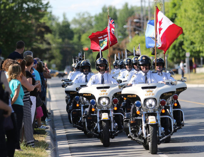 OPP Golden Helmet team performs in Cobourg