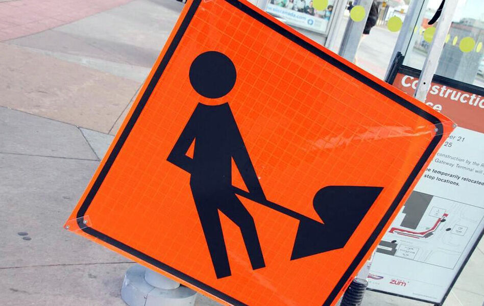 Lane sidewalk closures due to restoration work at Port Hope