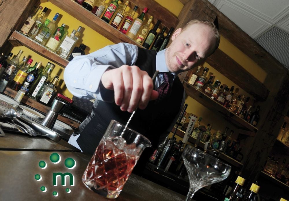 Port Hope bartender shaking it up