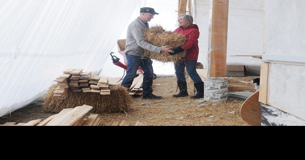 Take a tour of a straw bale home in Hamilton Township