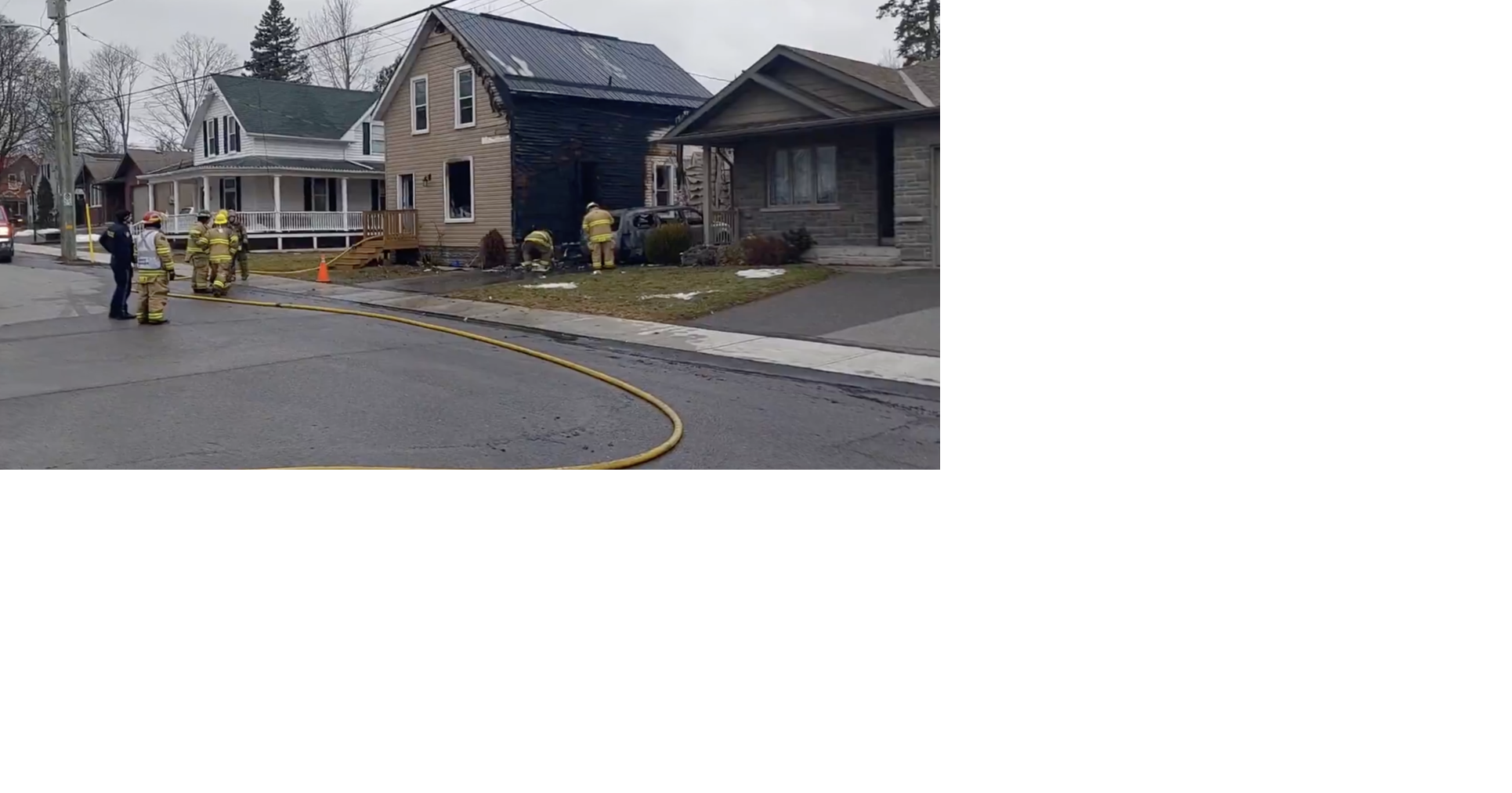 Brighton house fire Monday morning sends 2 to hospital