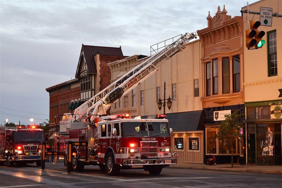 Fire damages downtown Napoleon building News