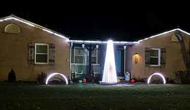 Residential Christmas lighting competition