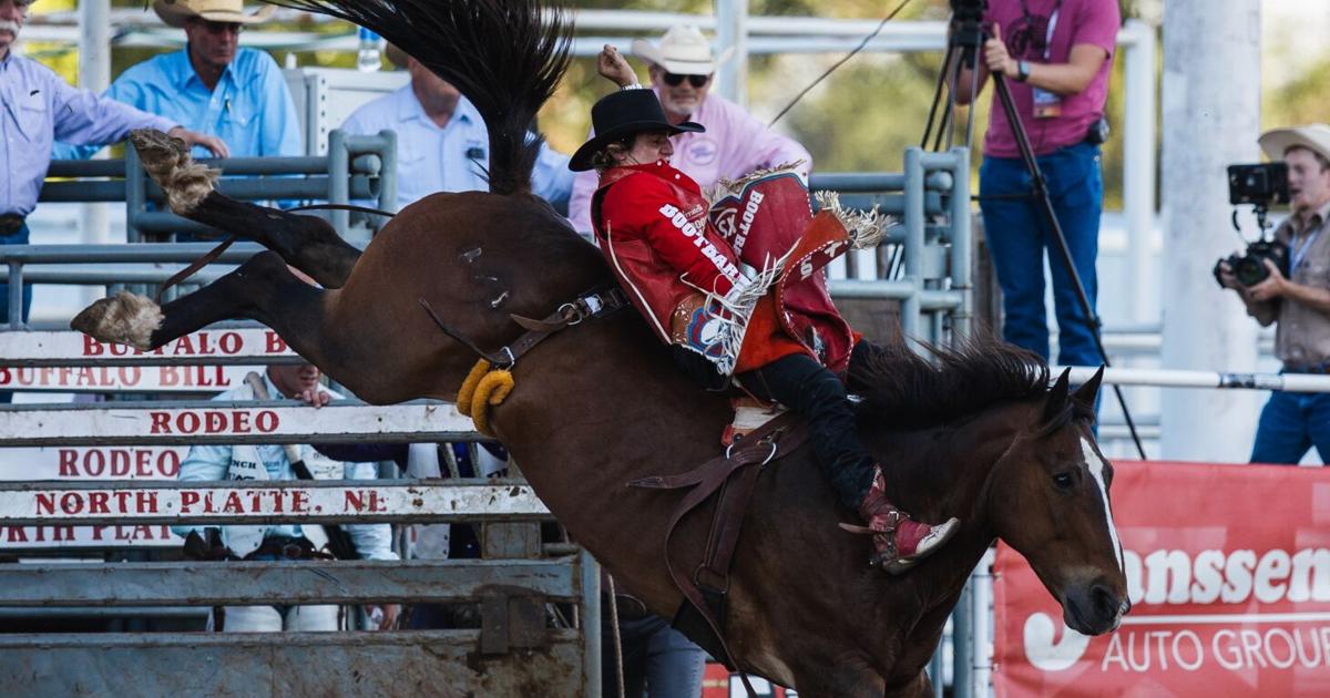 Buffalo Bill Rodeo: Texas man looks to win back-to-back bareback riding ...