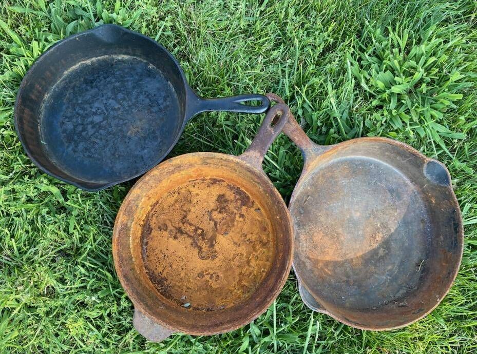 Cold Handle Cowboy Fry Pan - Restoration and First Use 