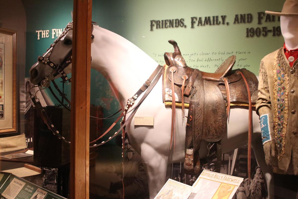 Tack and saddle worn by Buffalo Bill's horse, Isham