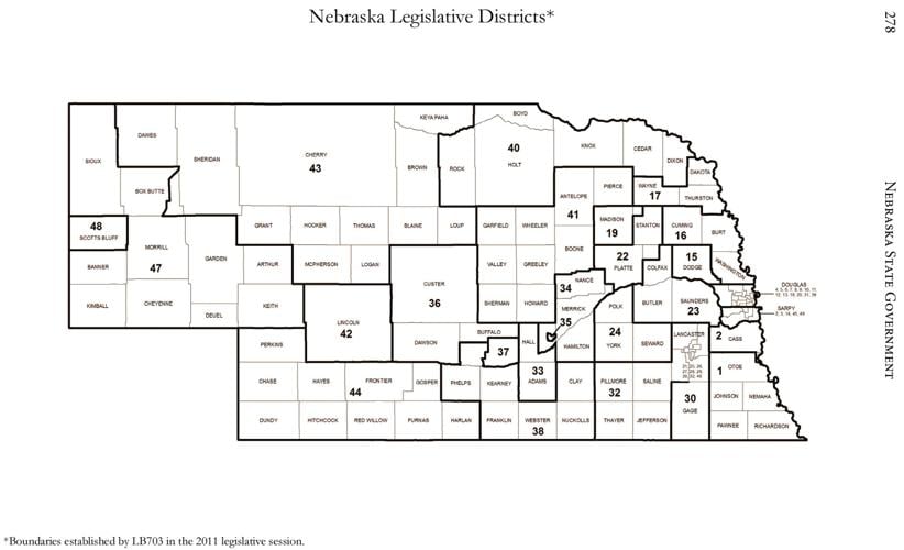 Frontier County likely add to Lincoln County Unicameral district